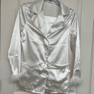 White feather pajama